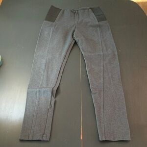 Chocolate brand gray and black Sz S jeggings/stretch pants.